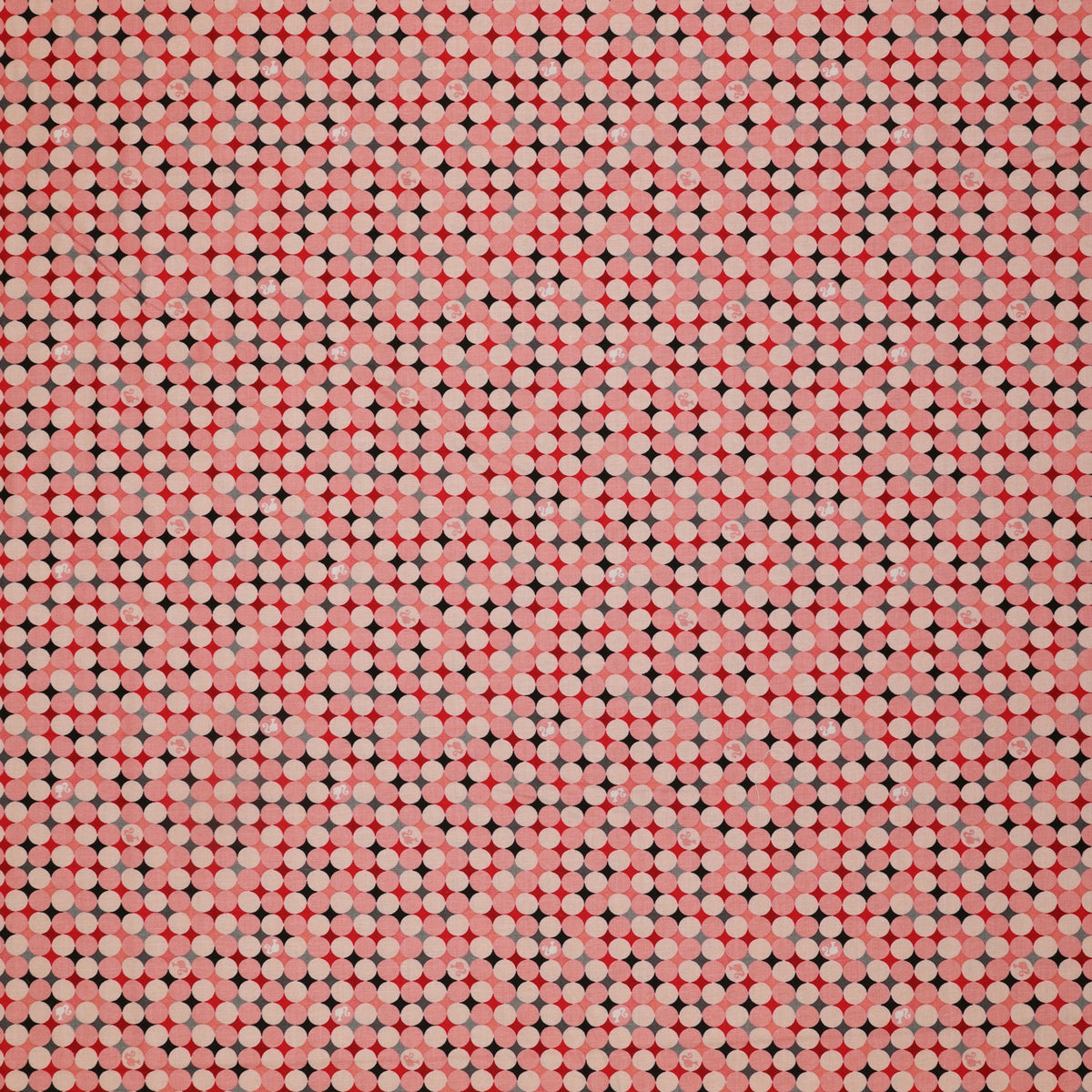 Barbie Vintage Fabric Collection - Sparkle Dots Pink