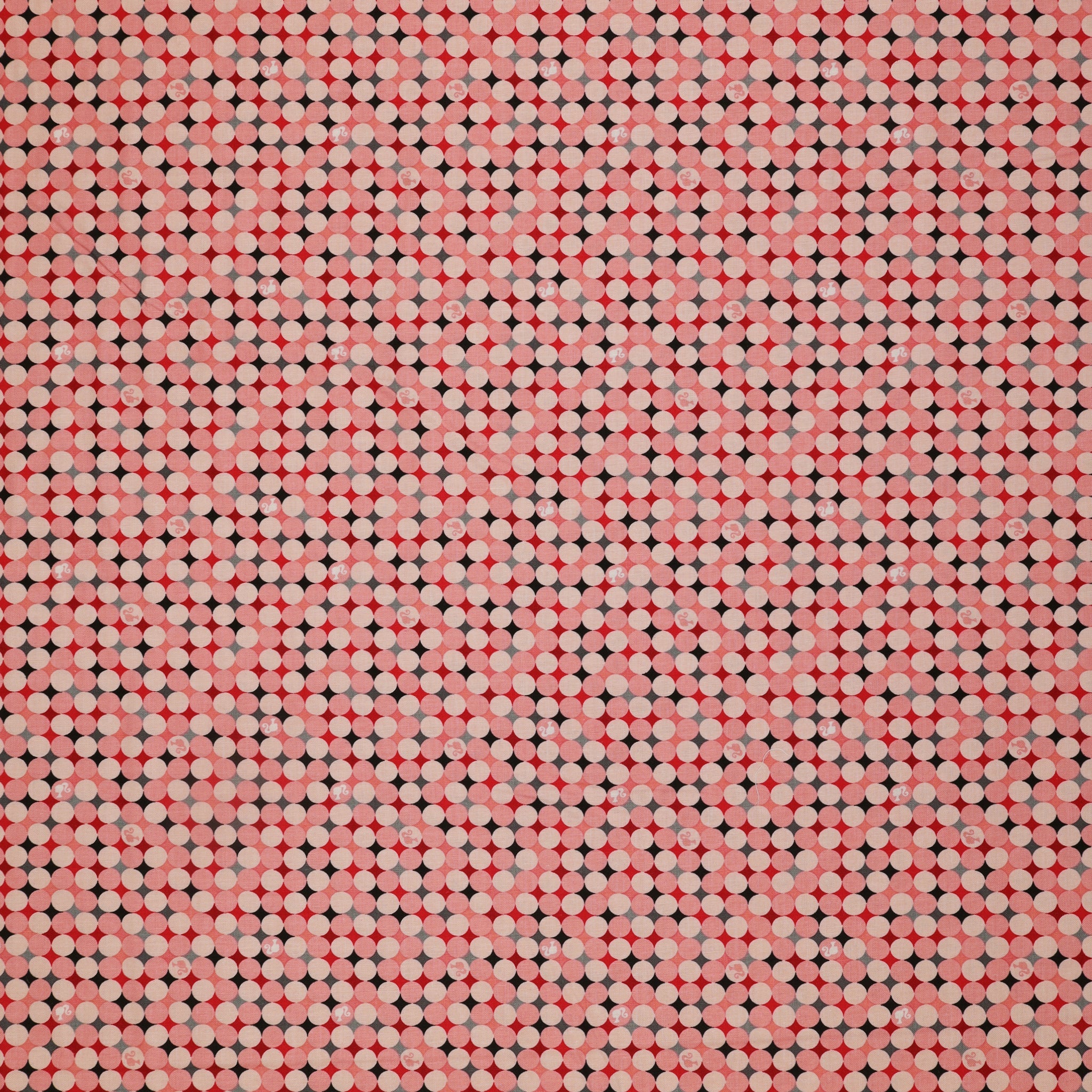 Barbie Vintage Fabric Collection - Sparkle Dots Pink