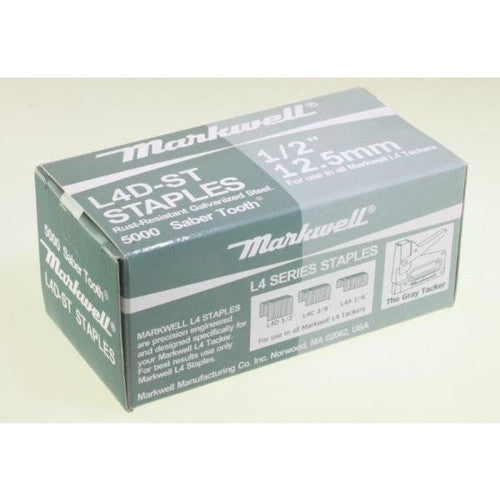 Box Staples F/Markwl - Markwell #L4-1/2