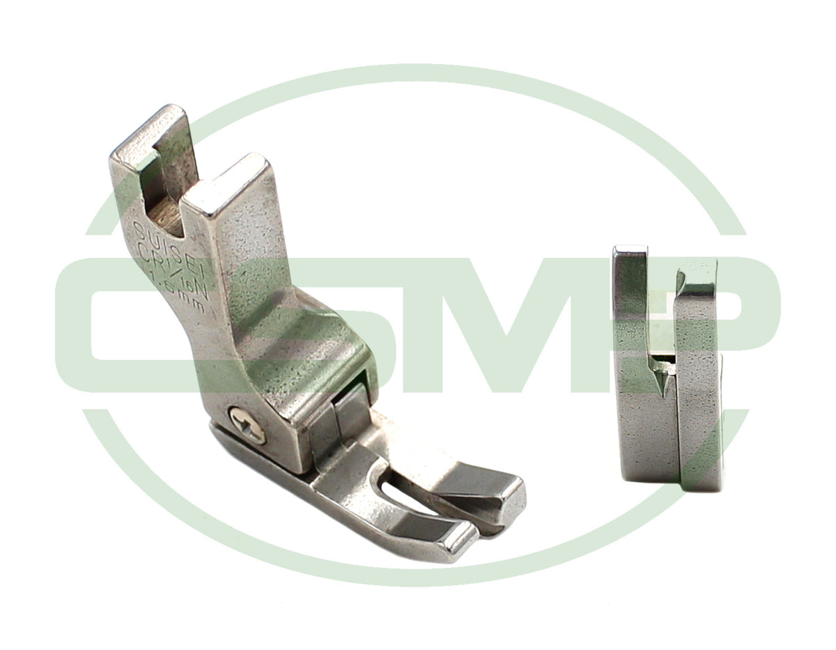 Suisei CRX1/16N Narrow Right Compensating Foot 1/16" (1.6mm)