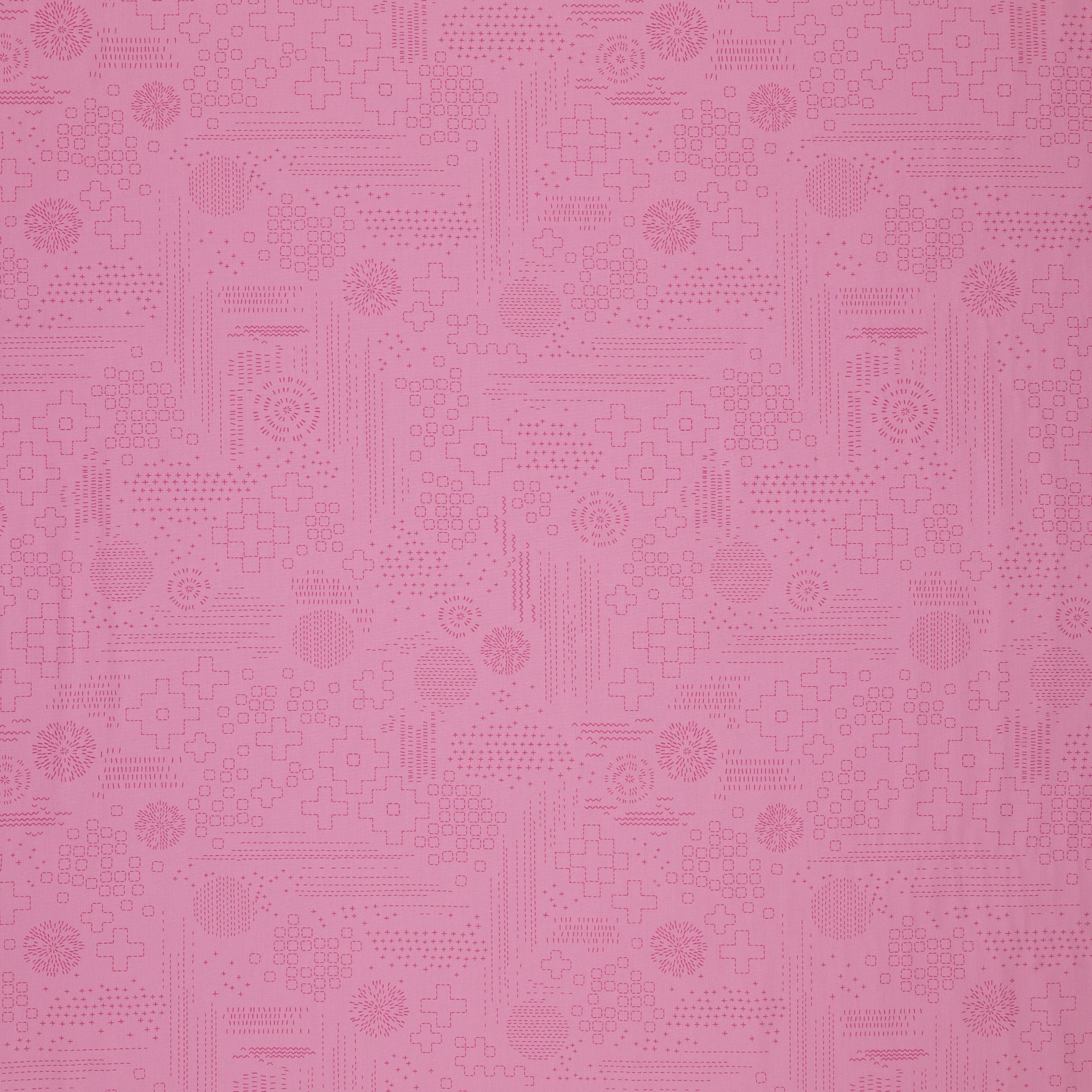 Cur8tor Artista Fabric Collection - Sashiko Craft Petal