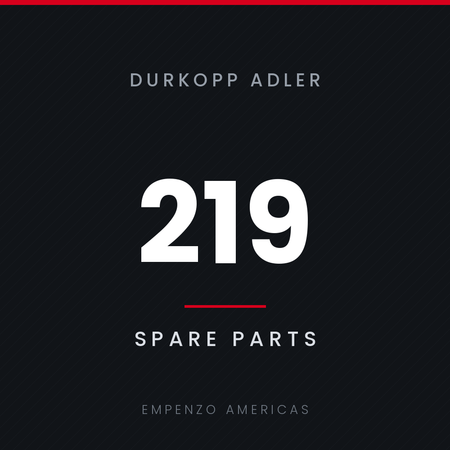 Catalog Component MG41/LLL5 for Durkopp Adler 219 & 220