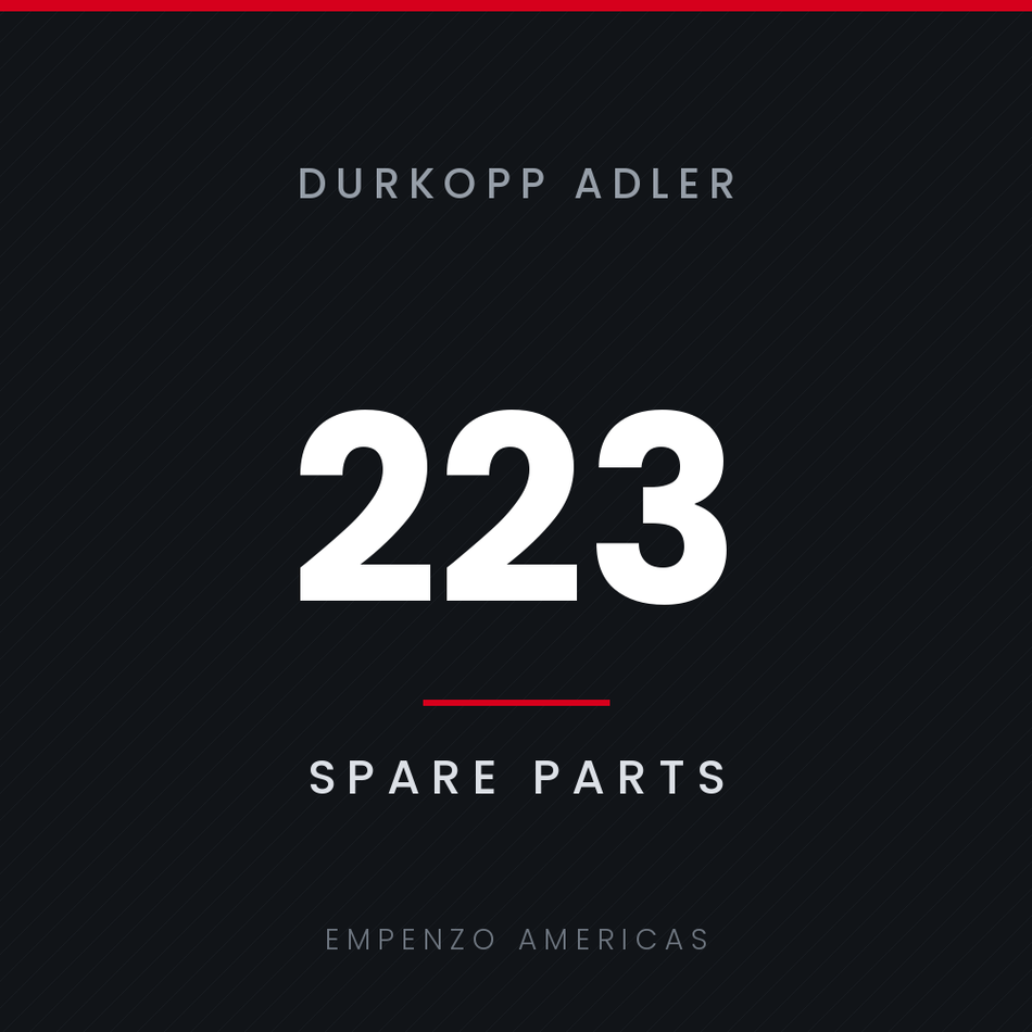 Screw 04341-7 for Durkopp Adler 223, 523 & 551