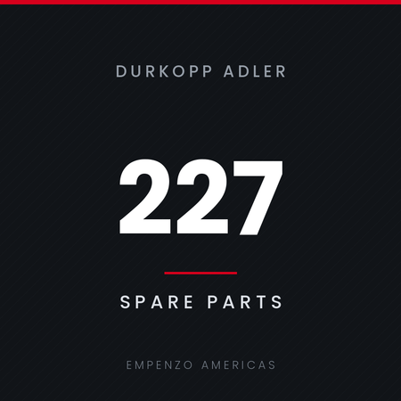 Screw 5601348 for Durkopp Adler 227, 228 & 229