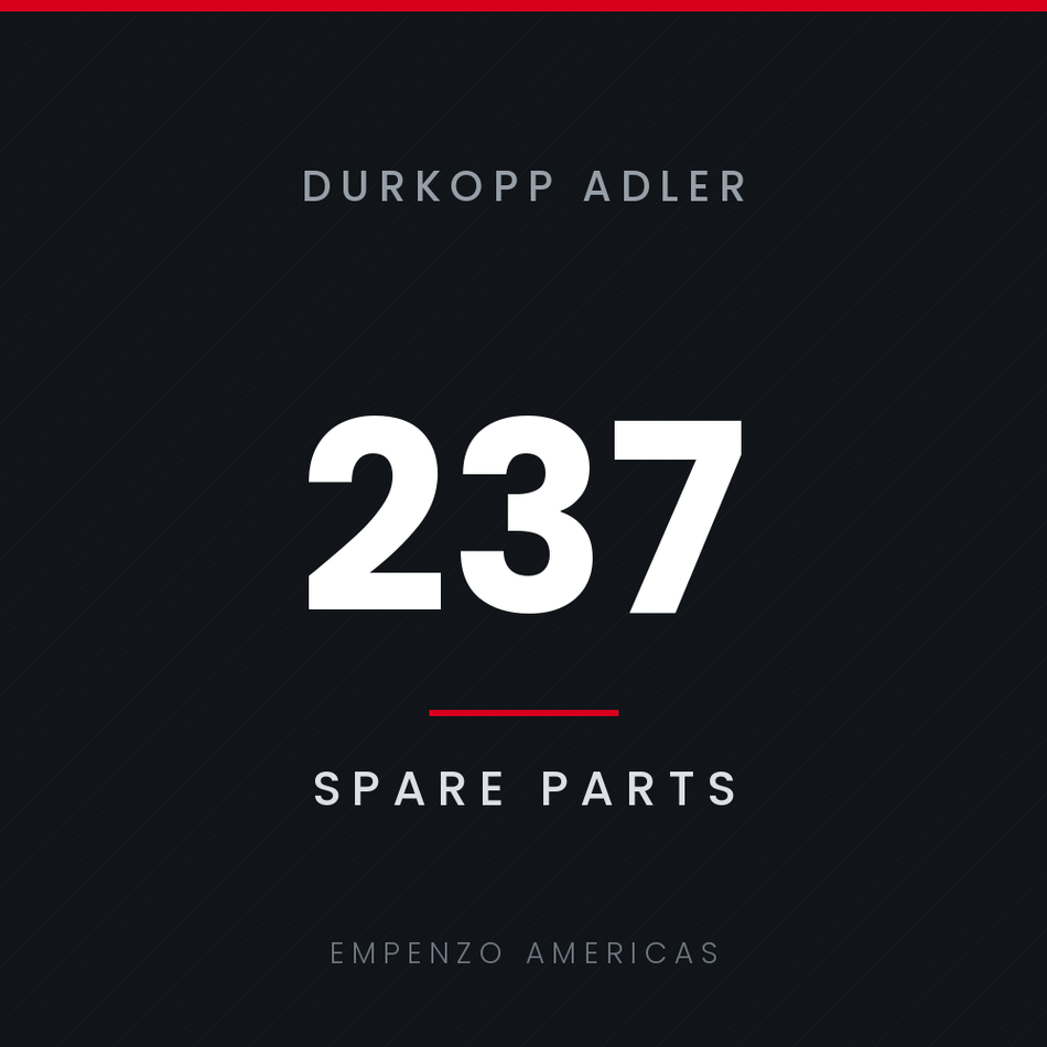 Front Plate NB0/574 for Durkopp Adler 237 & 238