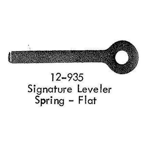 Lvlr Spring F/Smyth - Generic #12-935