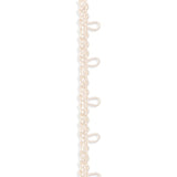 Elastic Button Loops W/ 1" Spacing - 1/2" x 12"