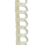 Non-Elastic Button Loops W/ 1/4" Spacing - 1/2" x 36 yds.