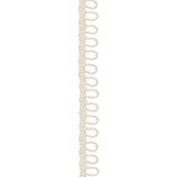 Elastic Button Loops W/ 3/8" Spacing - 1/2" x 12"