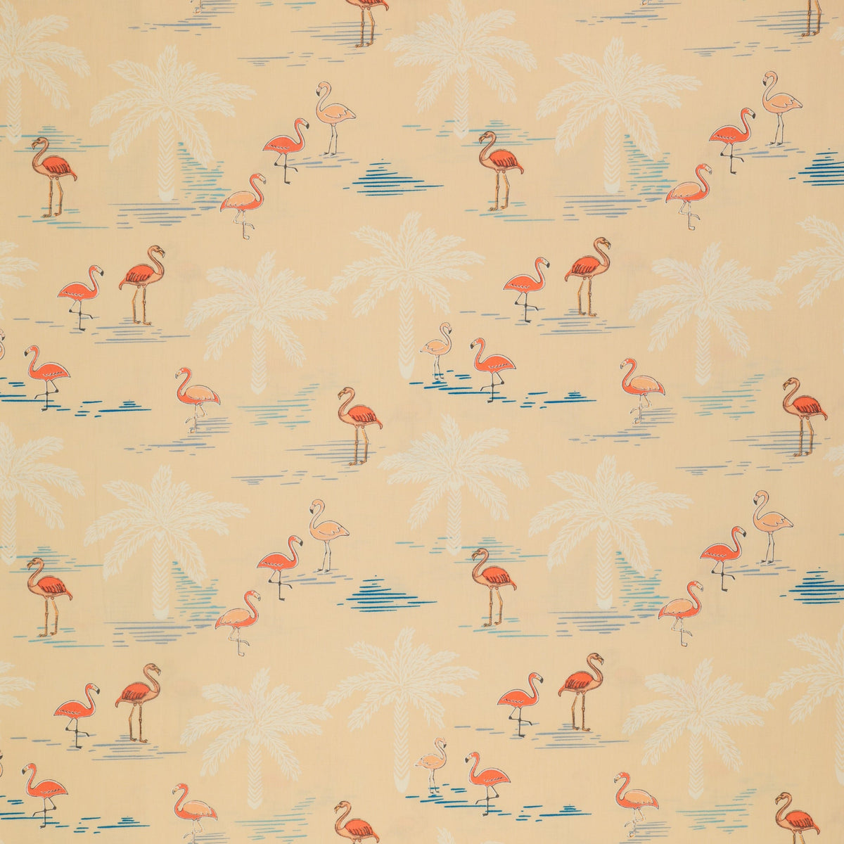 Gulf Breeze Fabric Collection - Flamingo Paradise