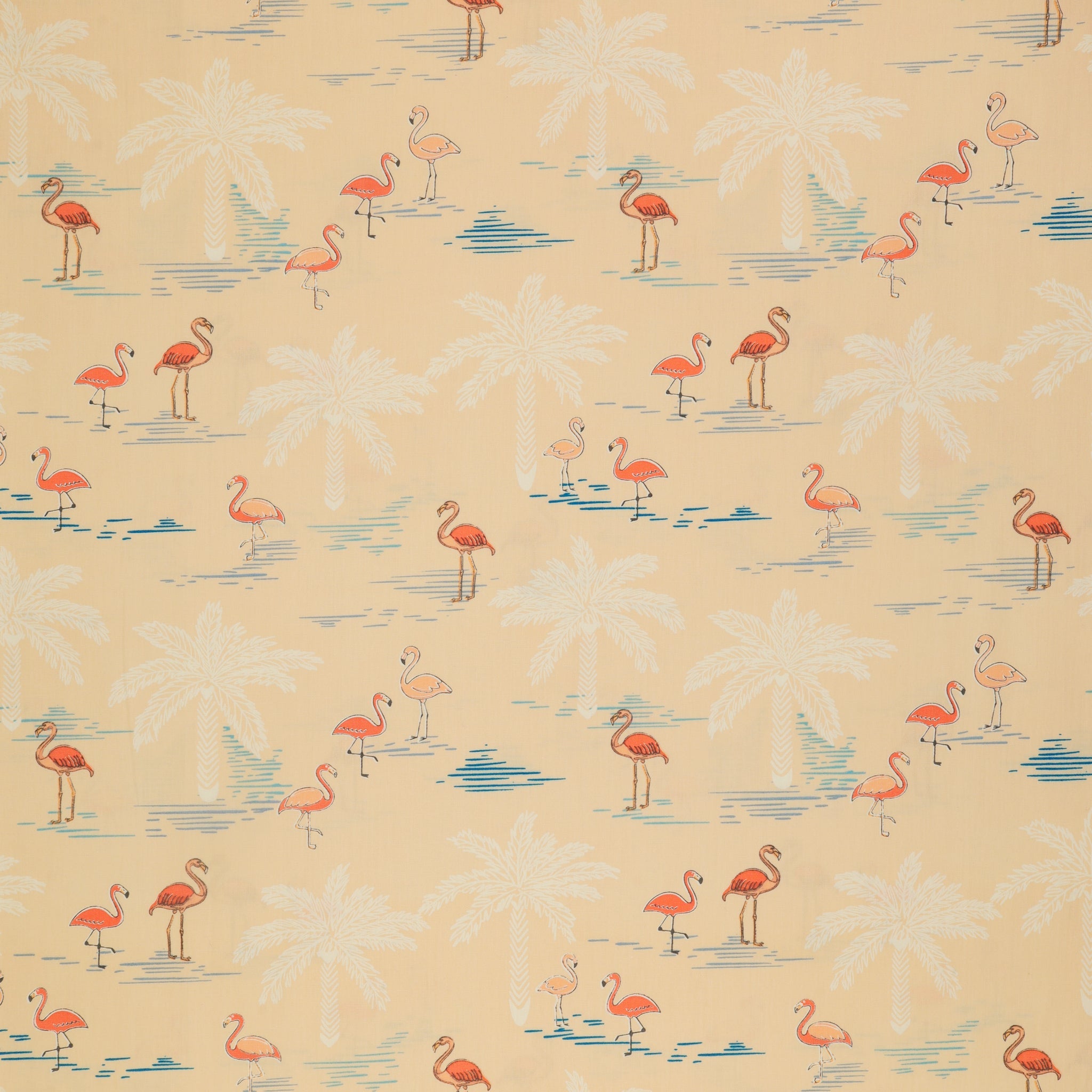 Gulf Breeze Fabric Collection - Flamingo Paradise