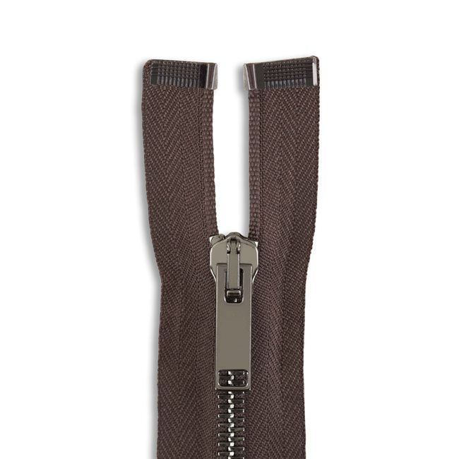 Italian Made High-Quality Finish #5 Gunmetal Jacket Zipper