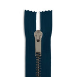 Italian Made High-Quality Finish #5 Gunmetal Jacket Zipper