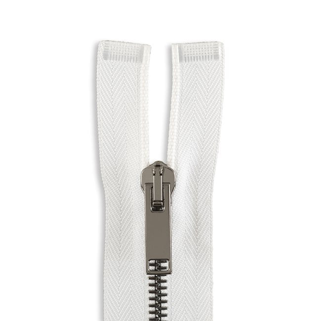Italian Made High-Quality Finish #5 Gunmetal Jacket Zipper