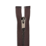 Italian Made High-Quality Finish #8 Gunmetal Jacket Zipper
