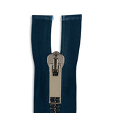Italian Made High-Quality Finish #8 Gunmetal Jacket Zipper