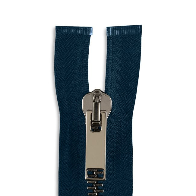 Italian Made High-Quality Finish #8 Gunmetal Jacket Zipper