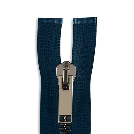 Italian Made High-Quality Finish #8 Gunmetal Jacket Zipper