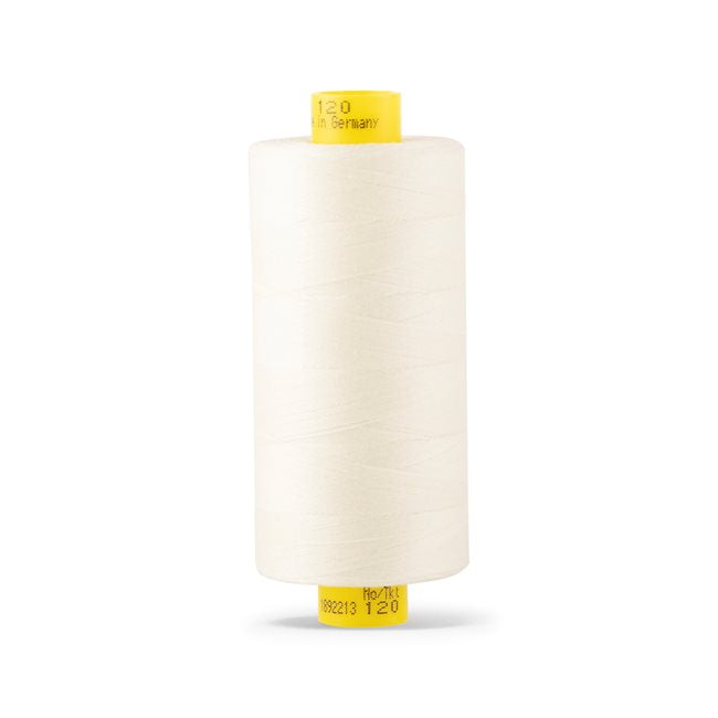 Gutermann Mara 120 Poly Core Thread – Poly-Wrapped Polyester, Tex 25, 1,093 Yards