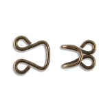 Large Hook & Eye Closures For Coats - 1/2" - 4 Sets/Pack