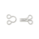 Metal Rounded Dress Hook & Eyes - 24 Sets/Pack