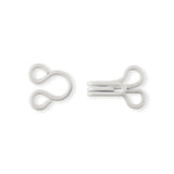 Metal Rounded Dress Hook & Eyes - 24 Sets/Pack