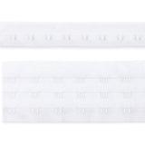 Hook & Eye Tape - 1 Row of Hooks & 3 Row of Eyes - 5 yds.