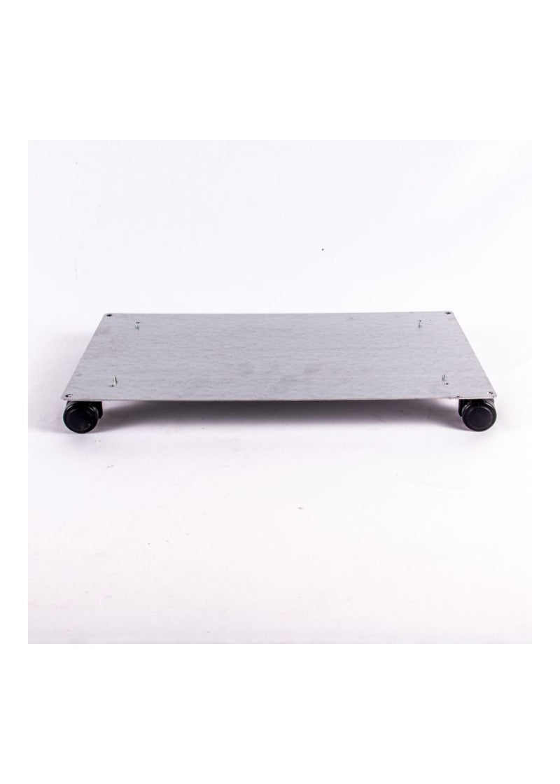 Jiffy Steamer Bottom Plate with Casters for J-3 / J-4 - Part #0016