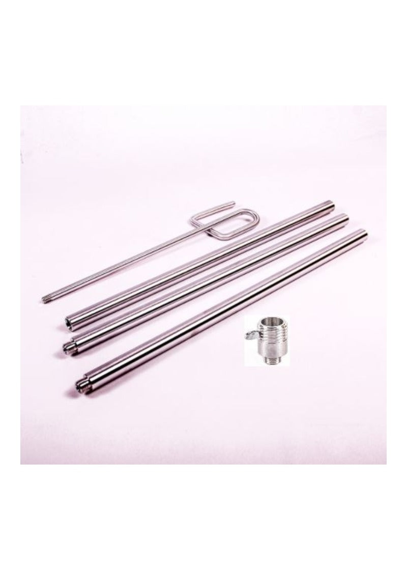 Jiffy Steamer Rod Set Complete with Base Adapter & Thumb Screw for 7.5' Hose Steamers - Style A - Part #0034