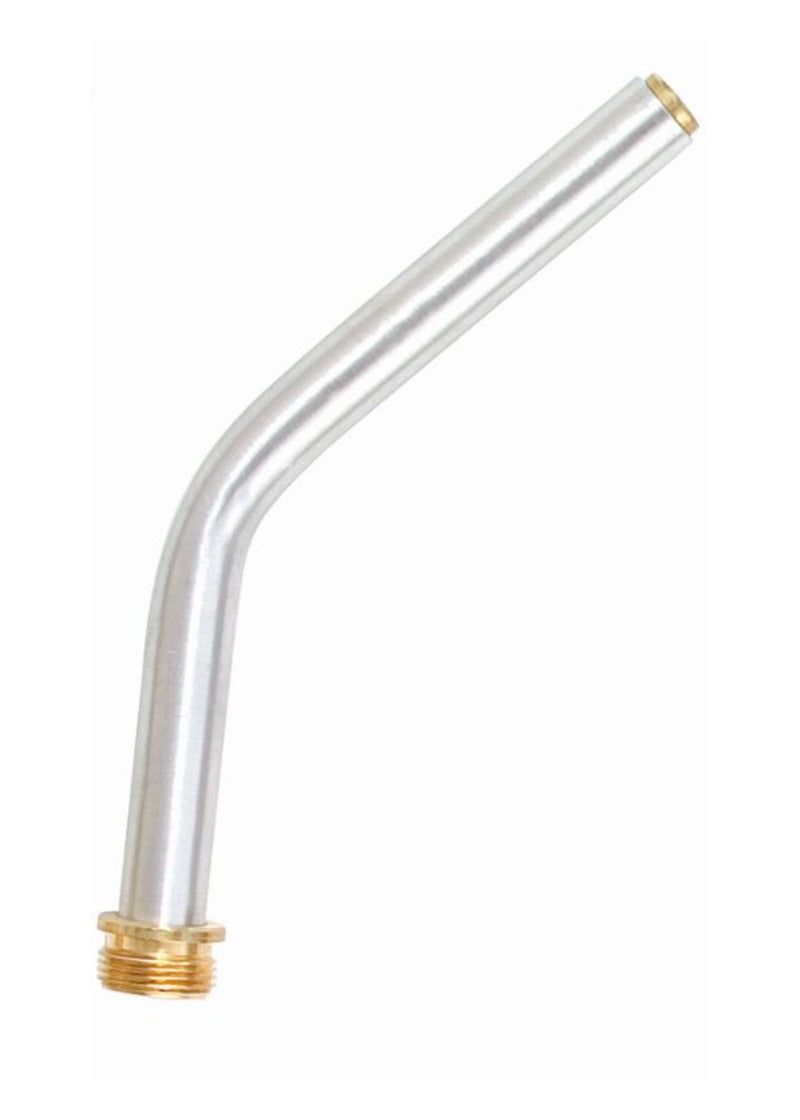 Jiffy Steamer 9" Curved Aluminum Pipehead with Brass Fitting - Part #0297W
