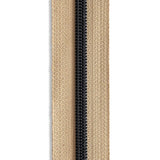 #5 Matte Black Metallic Nylon Coil Continuous Zipper Roll
