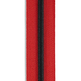 #5 Matte Black Metallic Nylon Coil Continuous Zipper Roll
