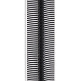#5 Matte Black Metallic Nylon Coil Continuous Zipper Roll