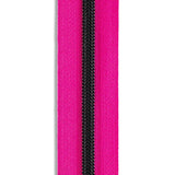 #5 Matte Black Metallic Nylon Coil Continuous Zipper Roll