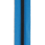 #5 Matte Black Metallic Nylon Coil Continuous Zipper Roll