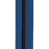 #5 Matte Black Metallic Nylon Coil Continuous Zipper Roll