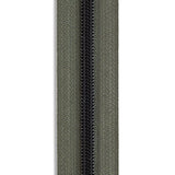 #5 Matte Black Metallic Nylon Coil Continuous Zipper Roll