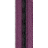 #5 Matte Black Metallic Nylon Coil Continuous Zipper Roll