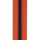 #5 Matte Black Metallic Nylon Coil Continuous Zipper Roll