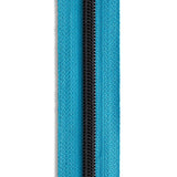 #5 Matte Black Metallic Nylon Coil Continuous Zipper Roll