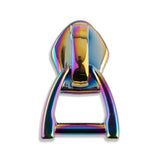 #5 Metallic Nylon D-Ring Attachment Zipper Sliders