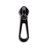 #5 Metallic Nylon Open Teardrop Zipper Pulls