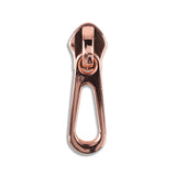 #5 Metallic Nylon Open Teardrop Zipper Pulls
