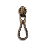 #5 Metallic Nylon Rope Zipper Pulls