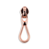 #5 Metallic Nylon Rope Zipper Pulls