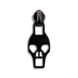 #5 Metallic Nylon Skull Zipper Pulls