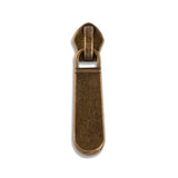 #5 Metallic Nylon Solid Long Zipper Pulls