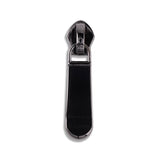 #5 Metallic Nylon Solid Long Zipper Pulls