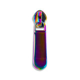 #5 Metallic Nylon Solid Long Zipper Pulls
