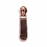 #5 Metallic Nylon Solid Long Zipper Pulls